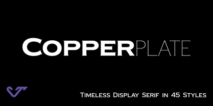 Copperplate New Font Poster 1