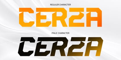 Hyperline Font Poster 9