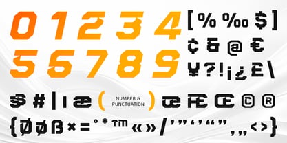Hyperline Font Poster 11