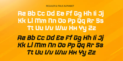Hyperline Font Poster 10