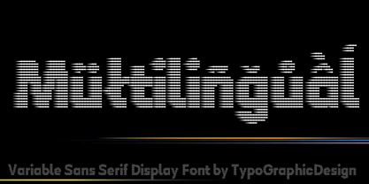 Trans Rapid Font Poster 3