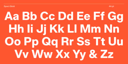 Spect Font Poster 12