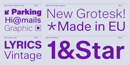 Spect Font Poster 5