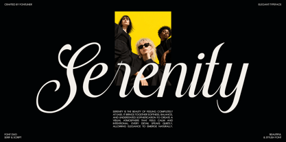 Stylish Harmony Font Poster 6