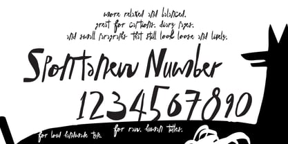 Spontanew Font Poster 5