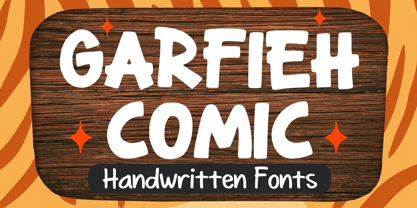 Garfieh Comic Font Poster 1