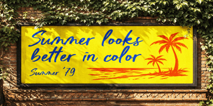 Coastal Lovebirds Font Poster 6