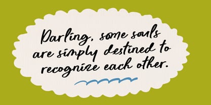 Coastal Lovebirds Font Poster 10