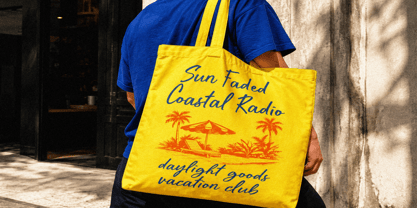 Coastal Lovebirds Font Poster 3