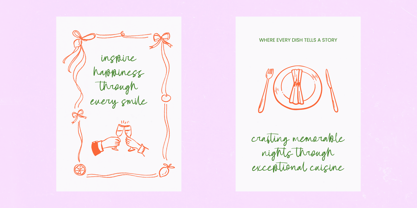 Femhitary Font Poster 6