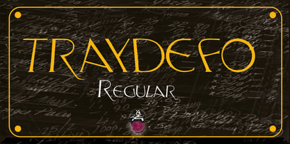 Traydefo Font Poster 1