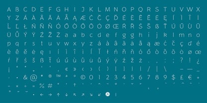 JA Nilsans Font Poster 15