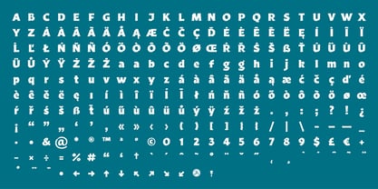 JA Nilsans Font Poster 13