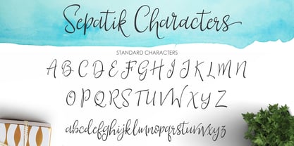 Sepatik Script Font Poster 6