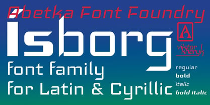 IsborgLC Font Poster 1