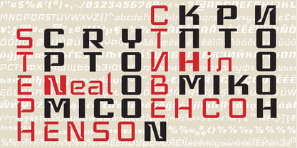 IsborgLC Font Poster 4