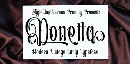 Donetta Font Poster 1