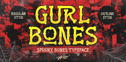 Gurl Bones Font Poster 1