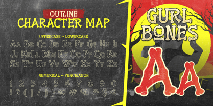 Gurl Bones Font Poster 5