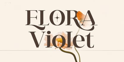 Elora Violet Font Poster 1