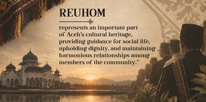 Reuhom Font Poster 6