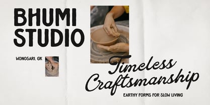 Crenville Fontage Font Poster 5