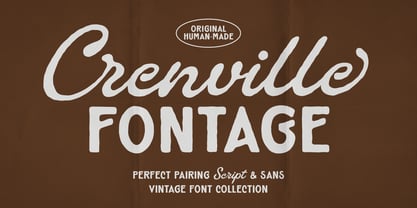 Crenville Fontage Font Poster 1