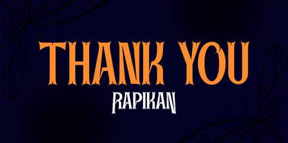 Rapikan Font Poster 12