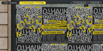 TT Polihaus Font Poster 11
