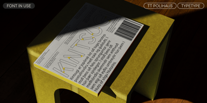 TT Polihaus Font Poster 9