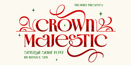 Crown Majestic Font Poster 1