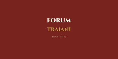 Roman Coin Trajan Font Poster 10
