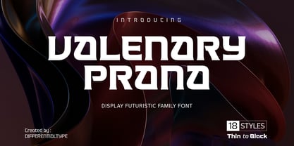 Valenary Prana Font Poster 1