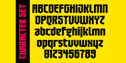 Qronix Font Poster 2