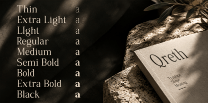 Qreth Font Poster 5
