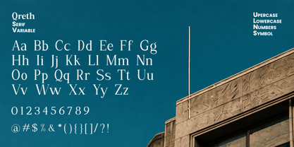 Qreth Font Poster 13