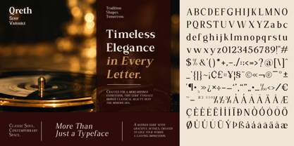 Qreth Font Poster 14