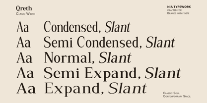 Qreth Font Poster 11