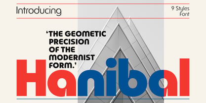 Hanibal Font Poster 1