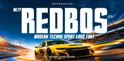 MLTP Redbos Font Poster 1
