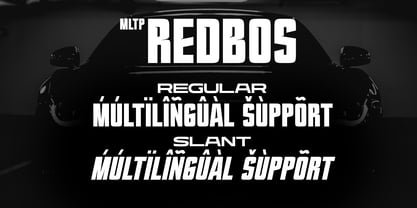 MLTP Redbos Font Poster 12