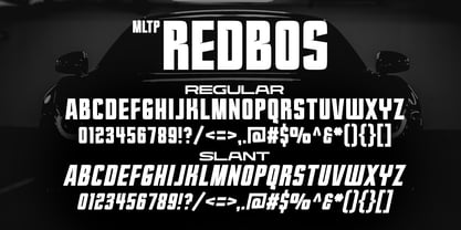 MLTP Redbos Font Poster 11