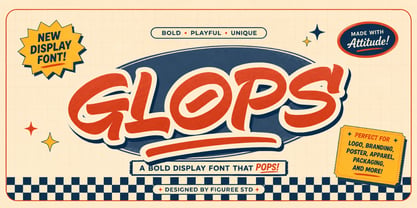 Glops Font Poster 1