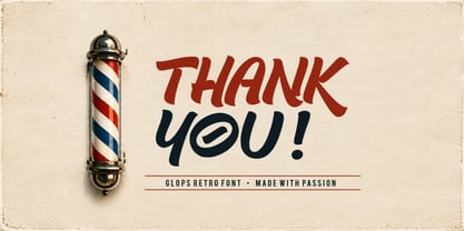 Glops Font Poster 10