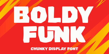 Boldy Funk Font Poster 1