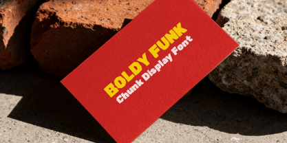 Boldy Funk Font Poster 4