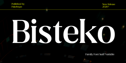 Bisteko Font Poster 1