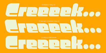 CS Bougy Font Poster 2