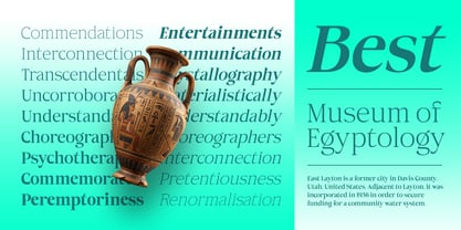 Aganote Typeface Font Poster 6