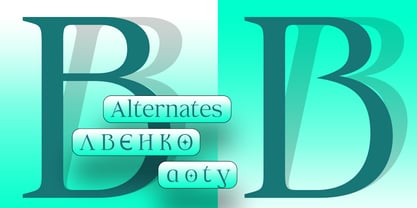Aganote Typeface Font Poster 8